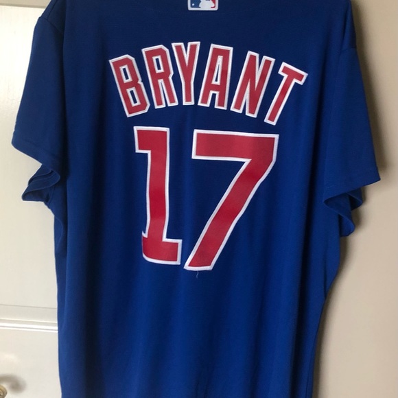Kris BRYANT 17 Chicago CUBS Cool Base Majestic Mens MLB Baseball Jersey  2X - Picture 3 of 3